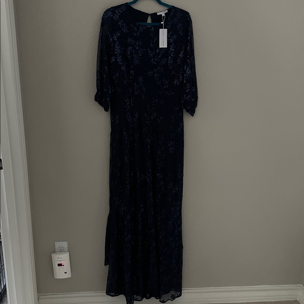 Baltic BornElegant Navy Blue Sequin Dress